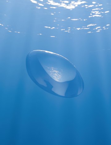 Curl-noise bubble, frame 1